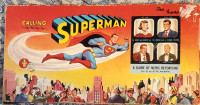 RARE Calling Superman 1954 Board Game 