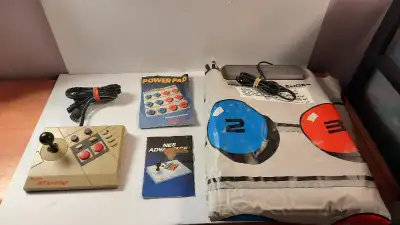 nintendo nes power pad + nes advantage, View more
