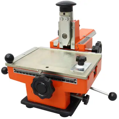 Semi-Automatic Sheet Embosser Metal Plate Stamping Marking211018, View more