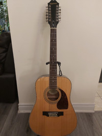 Epiphone 12-String Acoustic Guitar ( DR-212) -Like-New