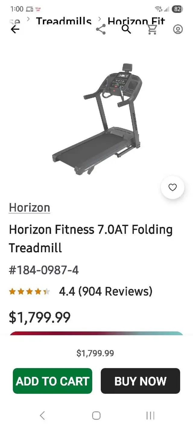treadmill  in Exercise Equipment in Sarnia - Image 2