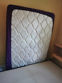 For sale twin size bed, plus mattress. 100 CAD