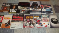 12 VARIOUS NHL HOCKEY BOOKS BUNDLE DEAL/5 HARDCOVER+7SOFT