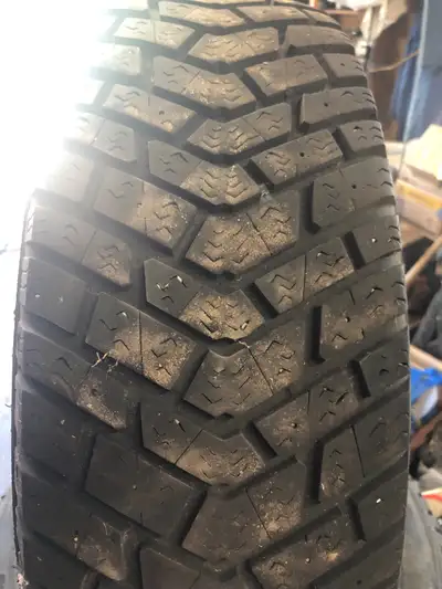 One Goodyear Ultragrip snow tire 9/32nds