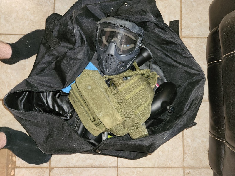 paintball g36c avec cyclone pods valise transport et accessoires