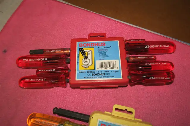 BONDHUS Metric 9 piece Hex Balldriver Tool Set in Hand Tools in Guelph - Image 7