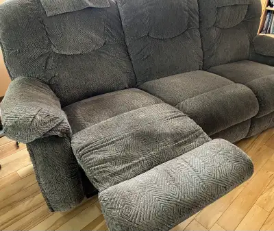 Lazy Boy manual Reclining Brown Couch , View more