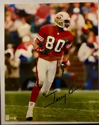 Jerry Rice autographed photo