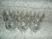 12 Unused Olympic wine glasses $18. Lot #12. If you want fewer w