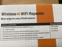 Wireless N WiFi repeater - new in box
