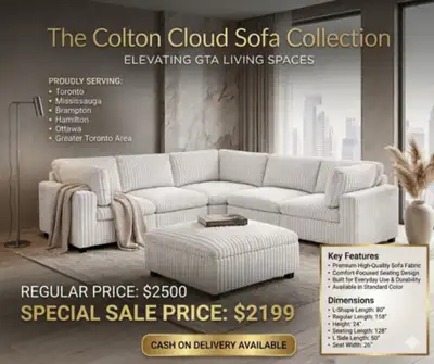 ️ SALE ALERT: Luxury Sofa at Unbeatable Price, View more