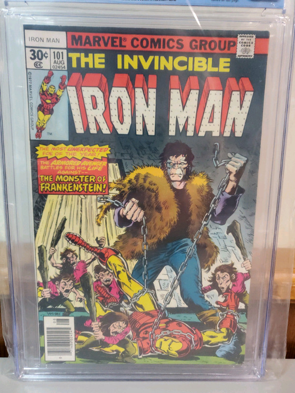 Iron man 101 graded CGC 7.0 comic Frankenstein appearance  in Comics & Graphic Novels in St. Catharines - Image 2