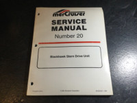Mercruiser #20 Blackhawk Stern Drive Units Service Manual