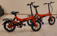2 Electric Foldable Bikes 