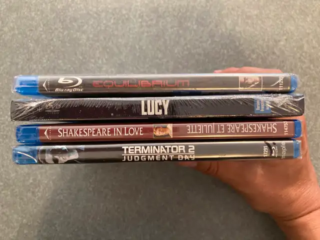 New Blurays Lucy Terminator 2 Shakespeare in Love Equilibrium 63347537160961122