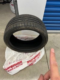 Pair of 19” Bridgestone Potenza S001 Run Flat Tires