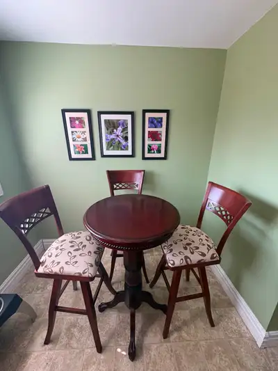Pub Table with Bar Stools, View more