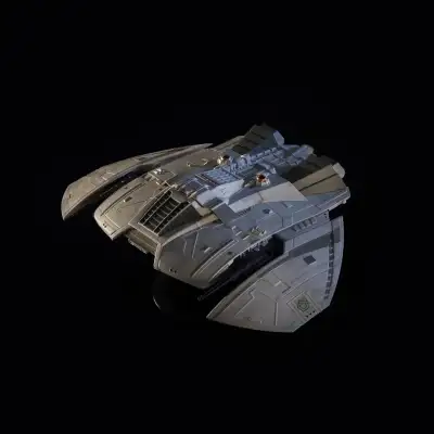 Eaglemoss Battlestar Galactica Cylon Raider Blood and Chrome, View more