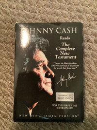 Johnny Cash reads the New Testament Bible - Audio CD collection