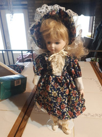 17" Hand-painted Vintage Century Collection Porcelain Doll