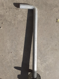 L-Shape bent anchor bolts -- 12" long