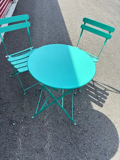 Set outdoor table and chairs, View more