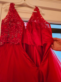 Gorgeous red prom/evening dress