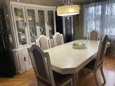 Dining table and chairs for sale, View more