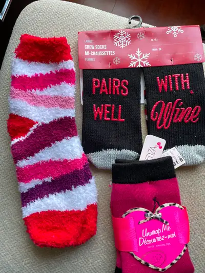 3 pairs - Colorful  young Women’s socks, View more