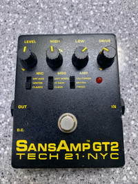 SANSAMP GT2  GUITAR PEDAL
