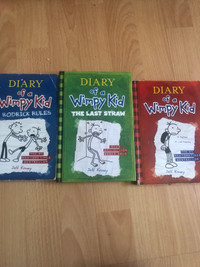 First 3 diary of a wimpy kid books