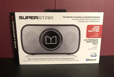 Monster SuperStar High Definition Bluetooth Speaker (Black/gray), View more