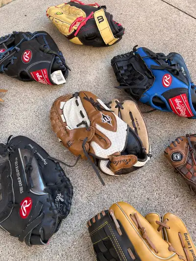 Baseball & Softball Gloves  Variety of Sizes & Brands (10.75" to, View more