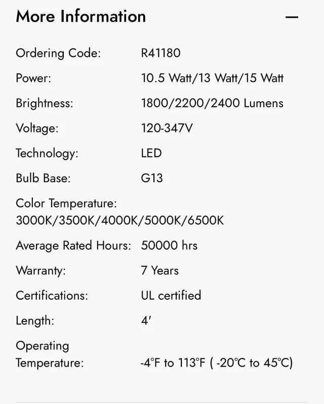 4’ LED tubes  in General Electronics in Ottawa - Image 3