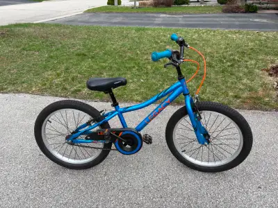 Legacy Junior 20 bike for sale. Blue with orange accents. 20" wheels good for ~6-9 year olds. in ver...