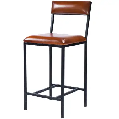Augustus Genuine Leather Bar & Counter Stool, View more