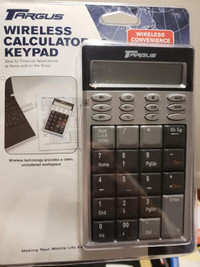 New Targus Wireless Calculator Keypad for Computers and Laptops