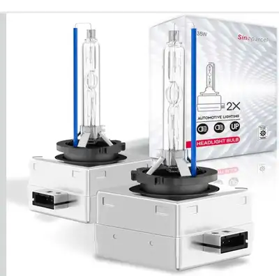 Illuminate the road ahead with this lot of 2 Sinoparcel HID Xenon D3S bulbs, boasting a vibrant 8000...