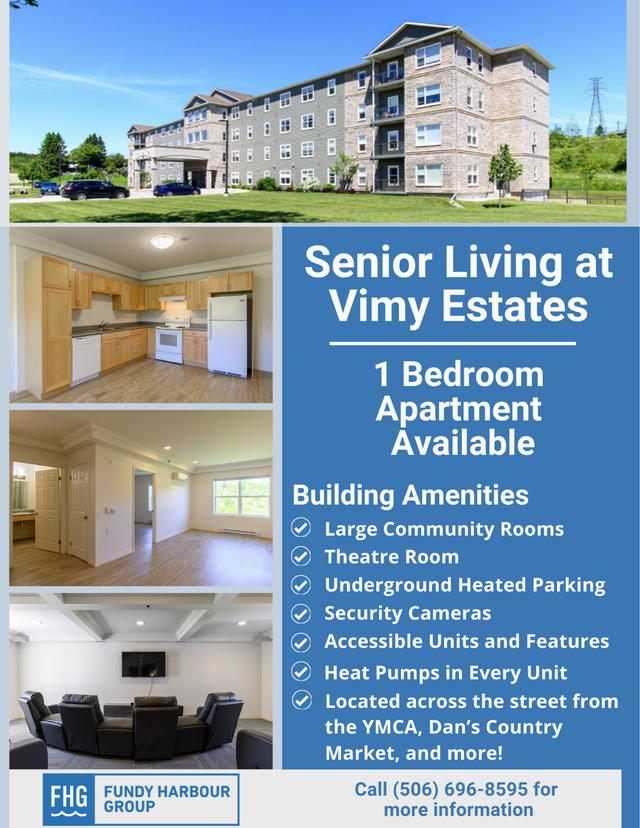 1 Bedroom Apartment in Long Term Rentals in Saint John - Image 2