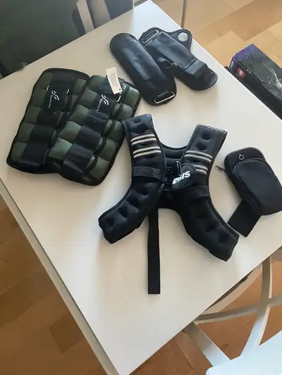 weighted vest, ankle weights, wrist weights , View more