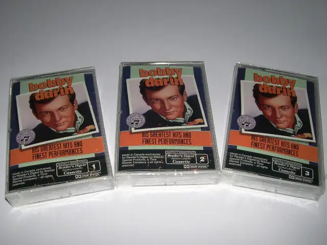 Bobby Darin - His Greatest Hits and ...Coffret 3 cassettes neuve62863257046273124