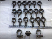Eye Bolts With Shoulder for Lifting - 5/8” & 1/2” + Lifting Lugs