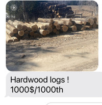 Logs for sale 