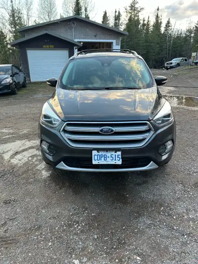 SAFTIED. 2017 Ford Escape Titanium with a 2.0L EcoBoost engine. One owner and purchased it from Bren...
