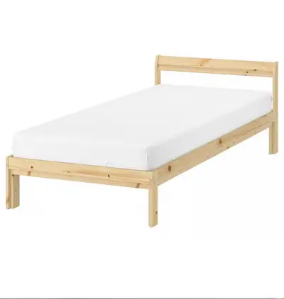 IKEA twin Bed frame with slatted base, View more