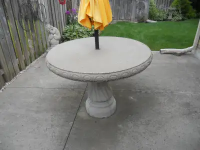Concrete outdoor patio table - Newest Price lowered, View more