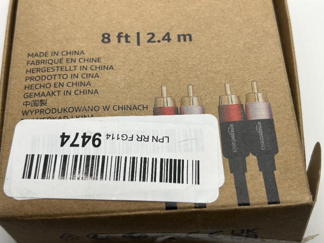 Amazon Basics Audio Stereo Cable – New in General Electronics in Markham / York Region - Image 4