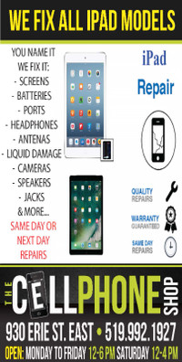 CELLPHONE & TABLETS REPAIRS #1 IN TOWN