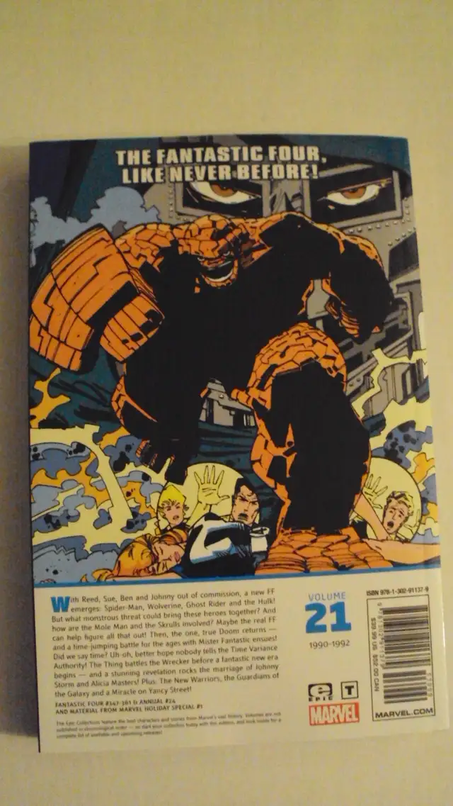 MARVEL - EPIC COLLECTION - THE FANTASTIC FOUR - VOLUME 2162863732097026121