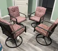 swivel/rocking chairs set of 4